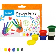 Barvy prstové LUMA 6 barev 30ml