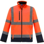 Yoko HI-VIS HVK09 / Софтшел светлоотразително яке - HV оранжево/тъмносиньо S (79VK09zw401)