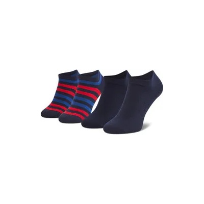 Tommy Hilfiger Комплект 2 чифта къси чорапи мъжки 382000001 Тъмносин (382000001)