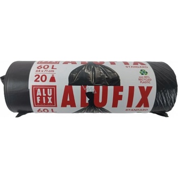 Alufix Pytle na odpadky Alufix černé 10 µm 60 l 20 ks 1 ks