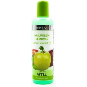 Intervion Nail Polish Remover Vitamin F - Лакочистител с витамин F и аромат на ябълка