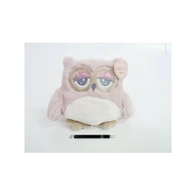 BEPPE Mascot Abby Owl 23 cm pink-cream
