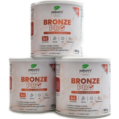 Natures Finest Bronze Pro 3 x 125 g