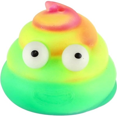 Teddies Míček hovínko antistresový mačkací sliz 7cm v sáčku