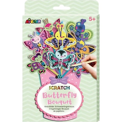 AVENIR Игрален комплект Avenir Scratch Bouquet - Пеперуди (CH211732)