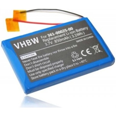 VHBW Batéria pre Garmin Edge 305, 850 mAh - neoriginálne