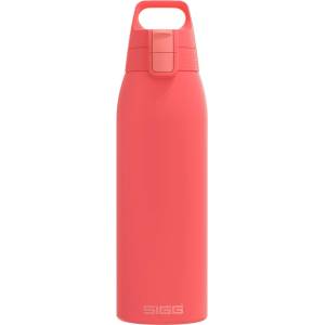 SIGG - Insulated drinking bottle - Thermos bottle Shield Therm One Watermelon - carbonated drinks - leak-proof - dishwasher safe - BPA-free - 90% recycled stainless steel - pink - 1L - 6218.20 (6218.20)