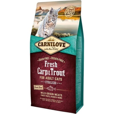 Carnilove Fresh Carp & Trout for Adult Cats Sterilized 2 x 6 kg