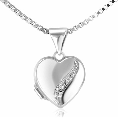Eppi Strieborný prívesok s diamantom Rory P31858