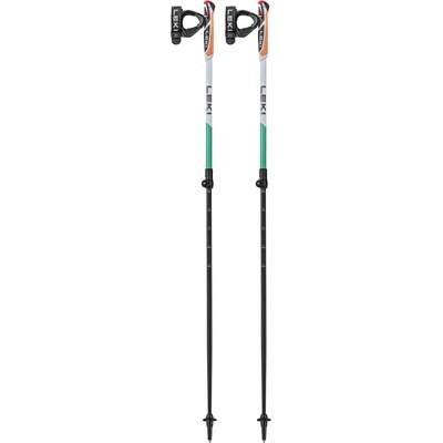 LEKI Щеки за нордик ходене Leki Spin Shark SL Nordic walking poles - White / Smokegreen / Dark Anthracite - размер 100-130 cm (526-0643-0311)