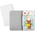 Sentio Case Book Cover for Turbo-X Coral II 8'' White