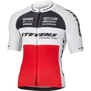 Stevens AERO TEAM BÍLO/ČERVENO/ČERNÝ KRÁTKÝ RUKÁV