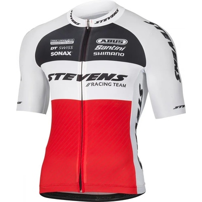 Stevens AERO TEAM BÍLO/ČERVENO/ČERNÝ KRÁTKÝ RUKÁV