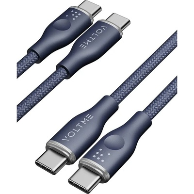 Voltme C2050 Powerlink Rugg Series USB-C/USB-C, CTC 3A/60W, 1m, modrý
