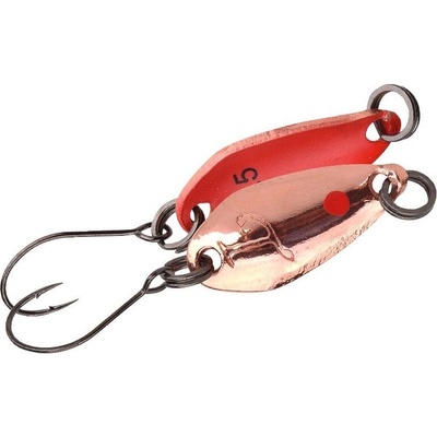 SPRO plandavá trblietka Trout Master Incy Spoon Copper/Red 1,8g