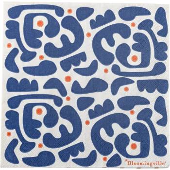 Bloomingville Хартиени салфетки Eviaya 33 x 33 см 20 бр (82062810)