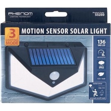 Svítidlo solární PHENOM 55289 PIR