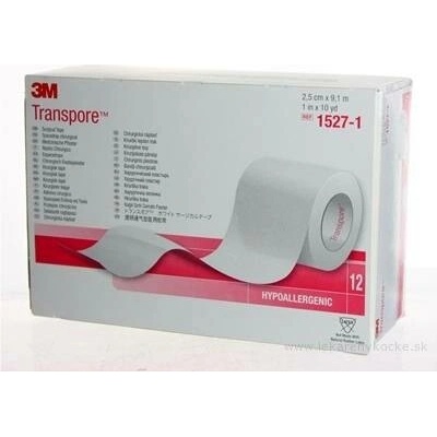 3M TRANSPORE náplast cívka 12 ks