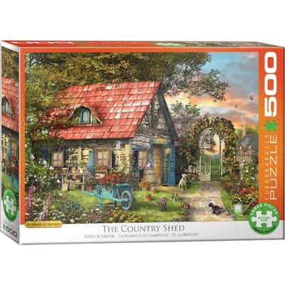 EUROGRAPHICS Пъзел Eurographics от 500 XL части - Къща в провинцията, Доминик Дейвисън (65000971)