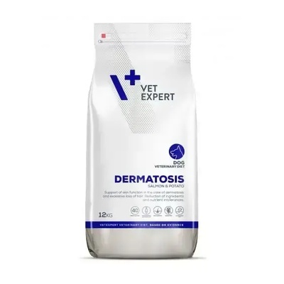 VetExpert 4T Veterinary Diet Dog Dermatosis salmon & potato 12 kg