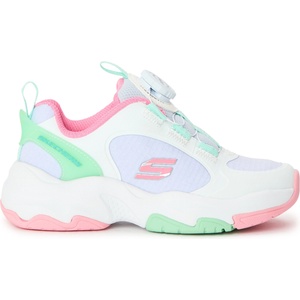 Skechers Детски маратонки Skechers Unisex Kids Slip On Trainers - White/Multi - sportihobi - 101,68 лв