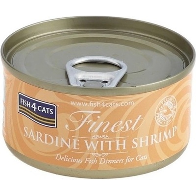 Fish4cats Finest Sardine & Shrimp 70 g