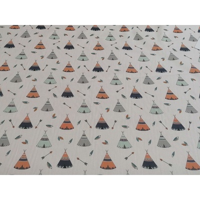 Bavlněná látka Teepee šíře 150 cm