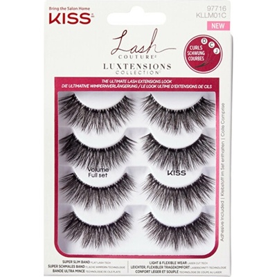 KISS Umělé řasy LuXtension Multipack Volume Full Set – Zboží Dáma