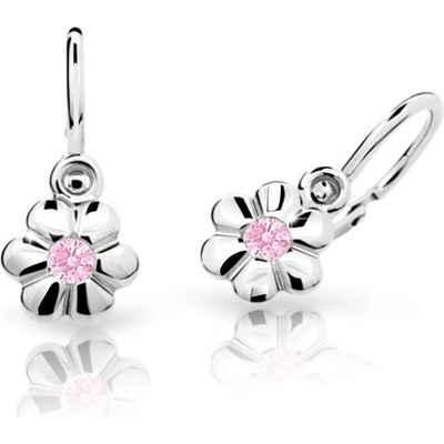 Cutie Jewellery dětské z bílého zlata C1736-B Pink