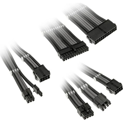 Kolink Комплект оплетени кабели Kolink Core Black/Grey (KOLINK-ACC-ZUAD-1284)