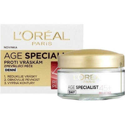 L'Oréal Age Specialist denní krém proti vráskám 45+ SPF20 50 ml