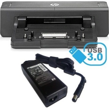 HP 90W Docking Station USB 3.0 display port 1.2 A7E32AA