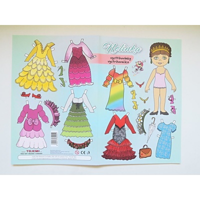 Mičánek vystřihovánky Nelinka