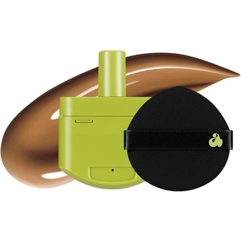 Unleashia Фон дьо тен Satin Wear Healthy-Green, 35N, пълнител, 15 g + Гъба за грим