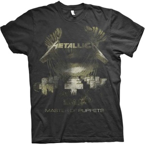 Metallica Master of Puppets Distressed Black 2XL Риза (METTS06MB05)