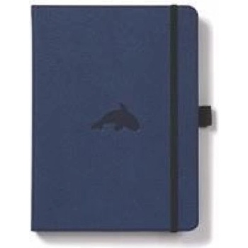 DINGBATS A5+ Wildlife Blue Whale Notebook - Dotted