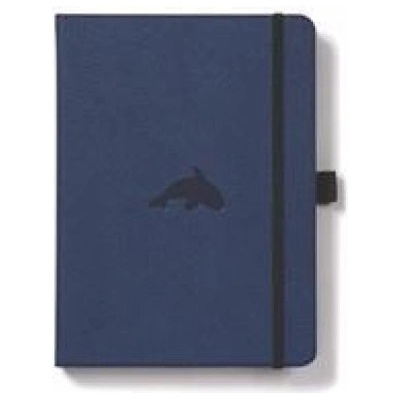 DINGBATS A5+ Wildlife Blue Whale Notebook - Dotted