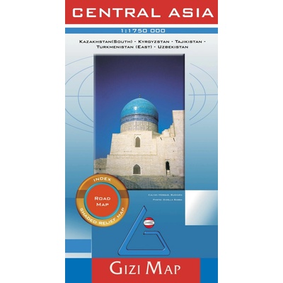 mapa Central Asie road map 1:1,75 mil.
