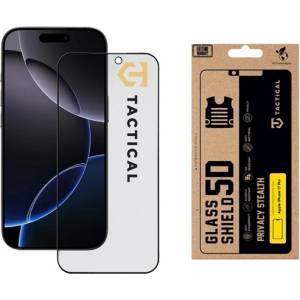 Tactical iPhone 17 Pro Max TACTICAL GLASS SHIELD PRIVACY STEALTH 5D екранен протектор от стъкло 5D, защита срещу отблясъци, ЧЕРНО 57983128076 (57983128076)