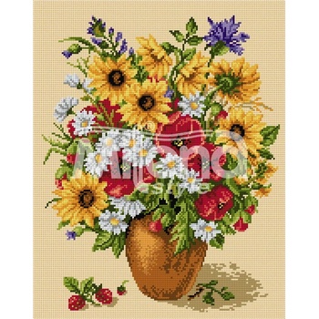 Milena Style Преди есента - гоблен със схема конци dmc 1: 1