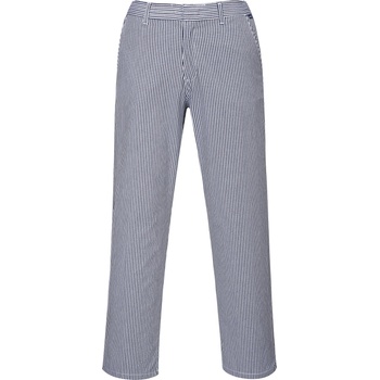 Portwest barnet chefs c075 / Памучен готварски панталон - синьо каре s (c075chrs)