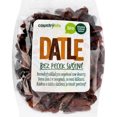 Country Life Datle sušené bez kôstok Bio 500 g