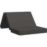 vidaXL Сгъваем диван легло 100 x 67 x 45 см Тъмносиво (900197)