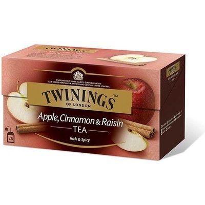 TWININGS Черен с ябълка, канела и стафиди