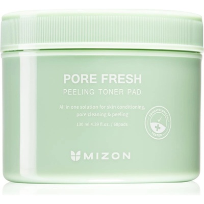 MIZON Oboustranné peelingové vlhčené tampony Pore Fresh 60 ks – Zboží Dáma