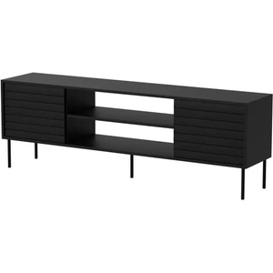 Cama MEBLE Cama EF CORTINA ТВ шкаф 180x40x60 черен (490301)