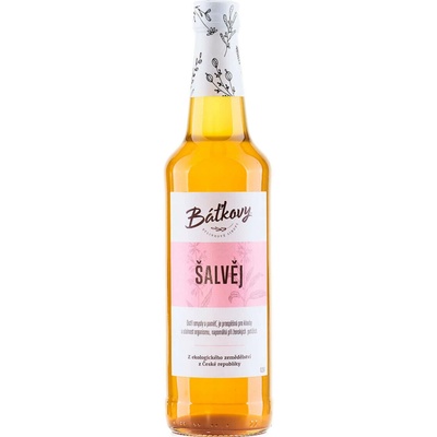 Báťkovy bylinkové sirupy Šalvějový sirup 0,5 l