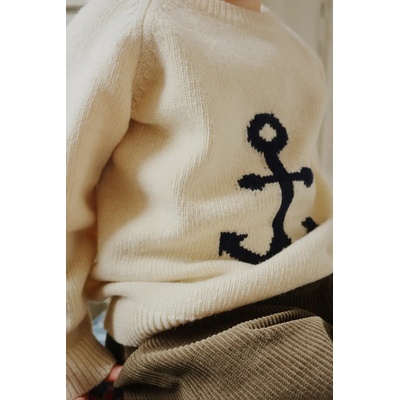 Konges Sløjd Детски пуловер Konges Sløjd ANCHOR KNIT SWEATER (KS104063.9BYA)