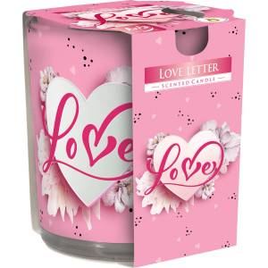 BISPOL Ароматна свещ Bispol Aura - Love Letter, 100 g (sn72s-04)
