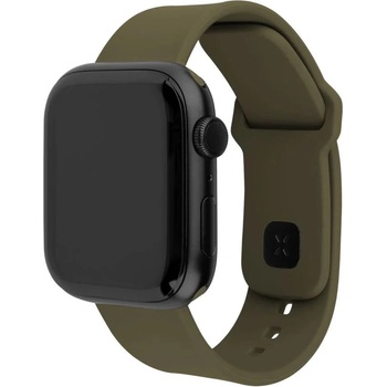 FIXED Спортна силиконова каишка за Apple Watch 42/44/45 мм, маслинова FIXSST2-434-OL (FIXSST2-434-OL)